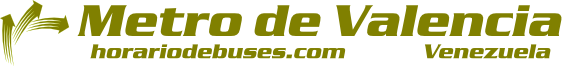 Metro logo Valencia, Ven.